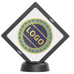 Zománcos Challenge Coin - Zománcos Challenge Coins logóval