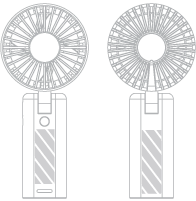 Mini ventilátor Szitázás