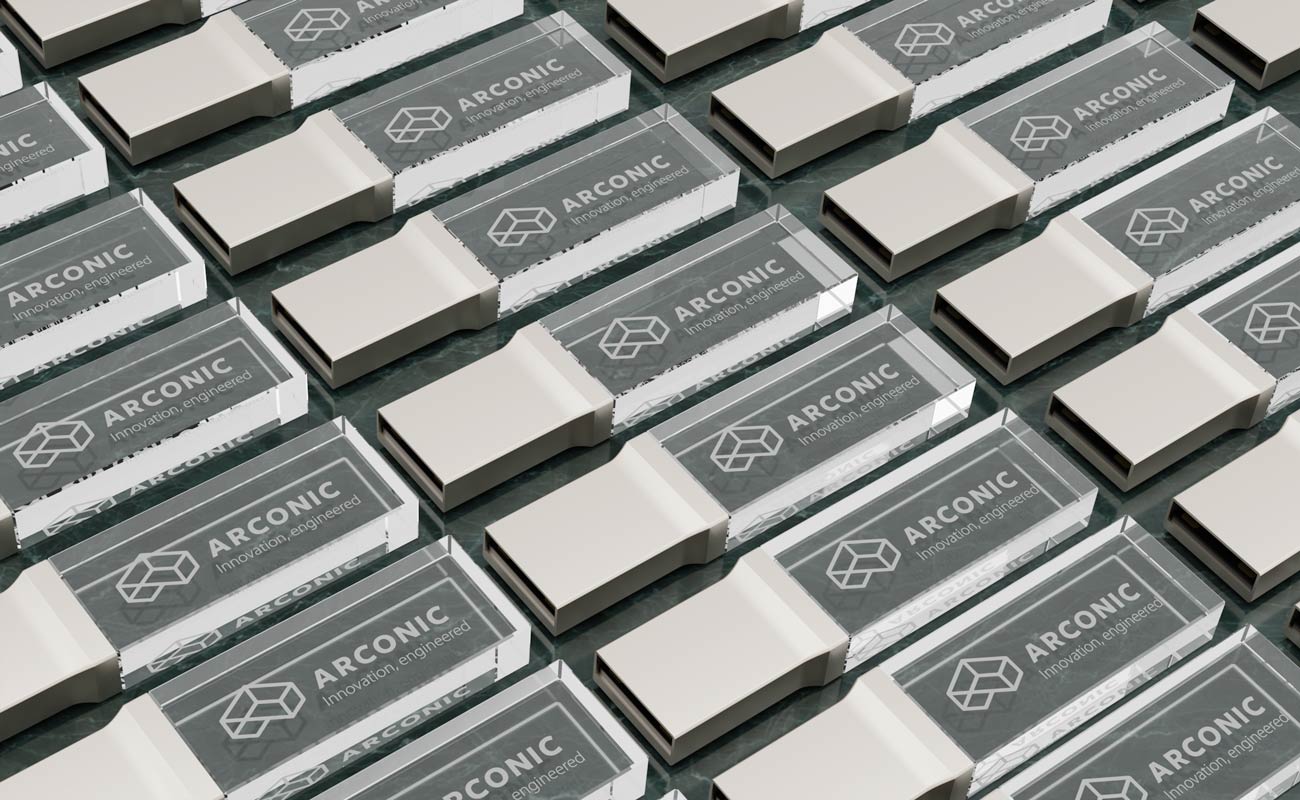 Crystal - Üveg USB meghajtó gallery thumbnail