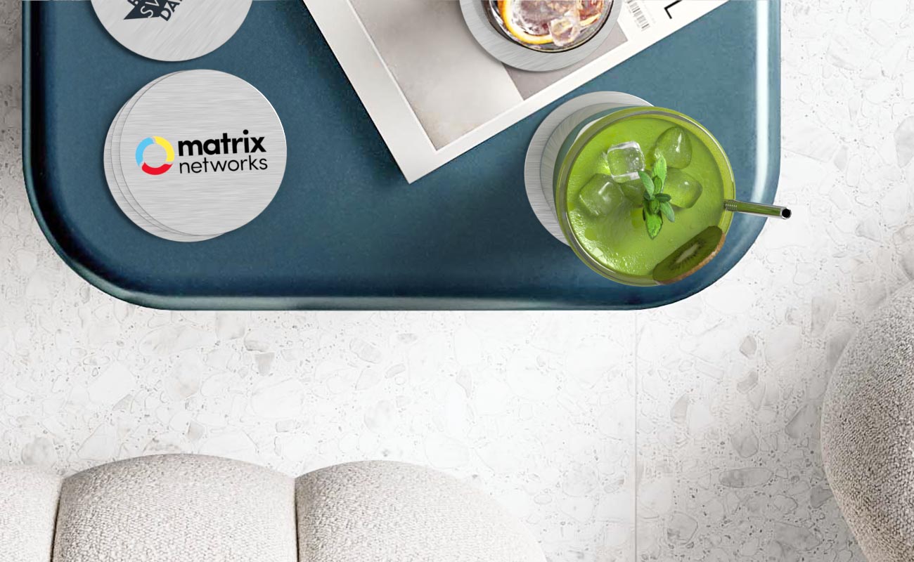 Disc - Egyedi promóciós Alumínium poháralátétek gallery thumbnail