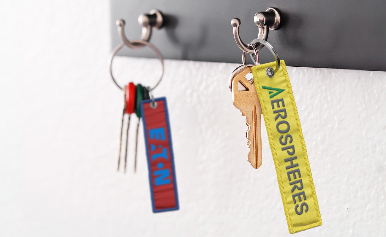 JetTag - Szövet kulcstartók logóval gallery thumbnail