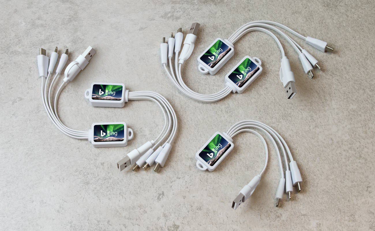 Multi - Emblémás Octopus USB töltőkábel gallery thumbnail