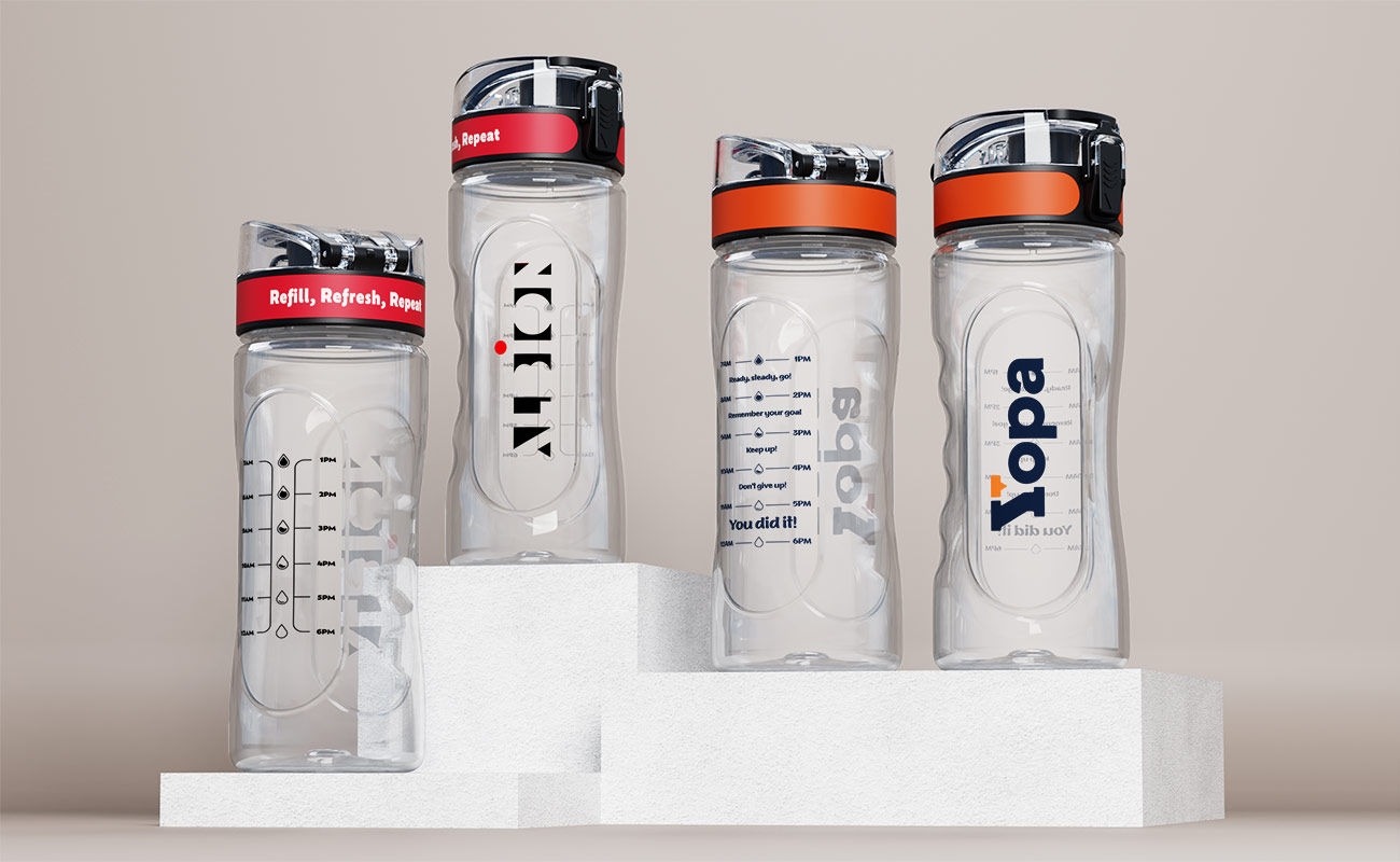 Pacific - Promóciós Műanyag vizes palackok logóval gallery thumbnail