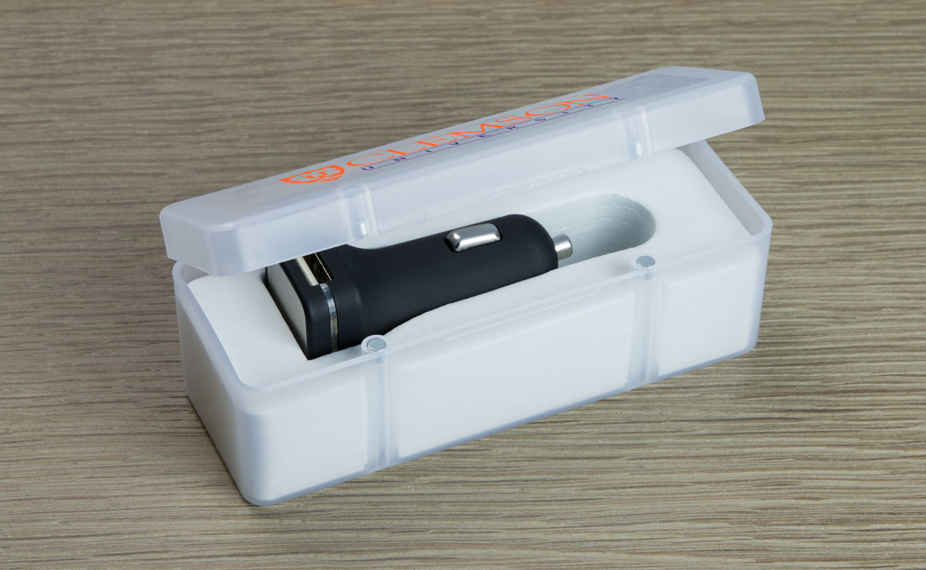 Zip - Márkajelezett USB-autóstöltő gallery thumbnail