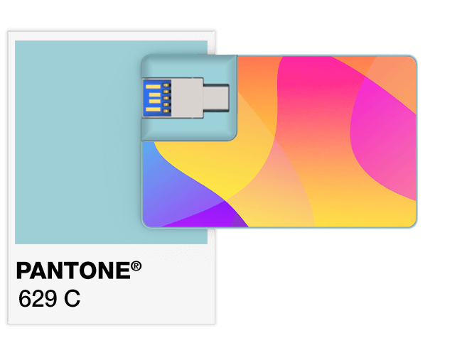 Pantone referencia USB Kártya